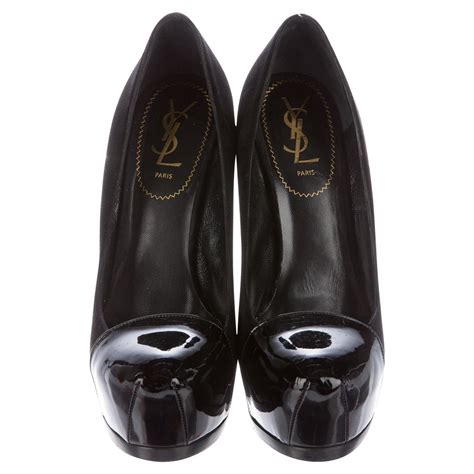 ysl tribute black suede